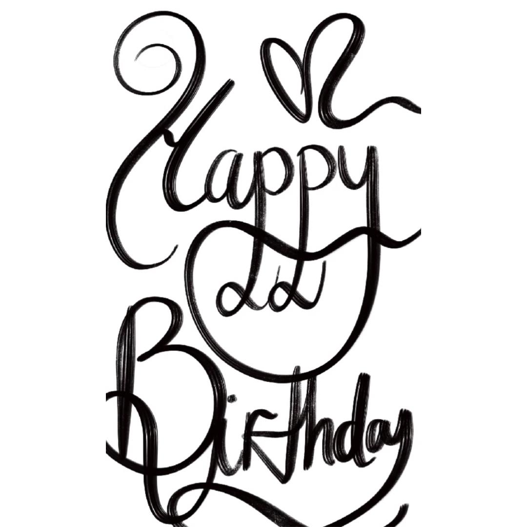 Custom Lettering Greeting Card & Video
