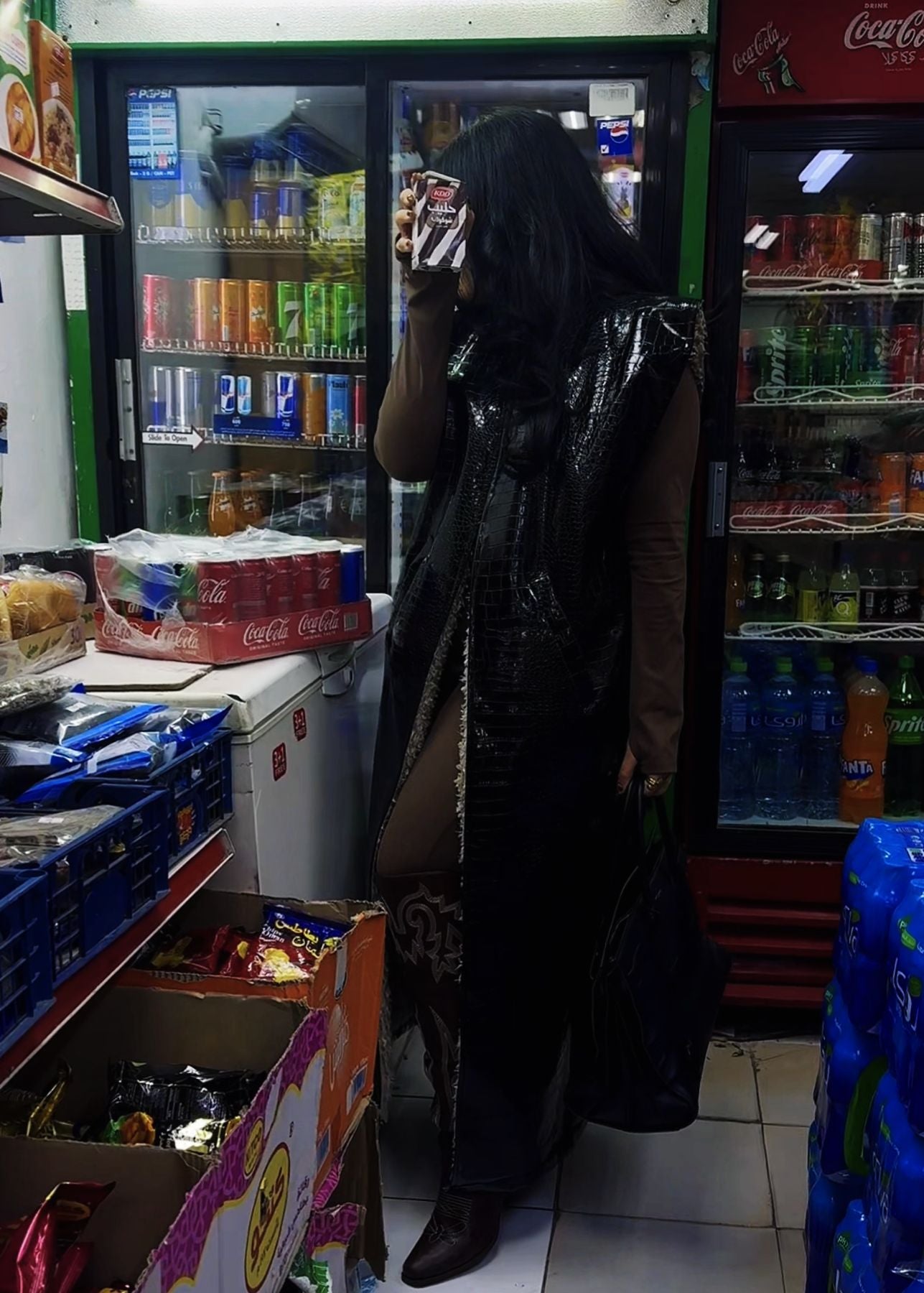 Revé Dual-Tone Vest Teddy & Leather Edition